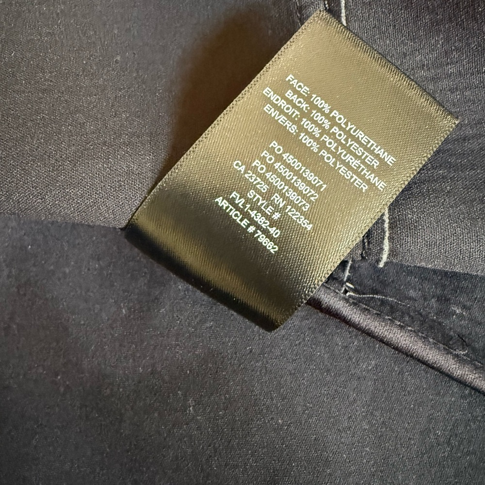 Aritzia Babaton Pelli Faux Leather Shirt Jacket Black XS - Picture 11 of 11